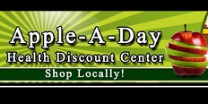 Apple A Day Health Food logo